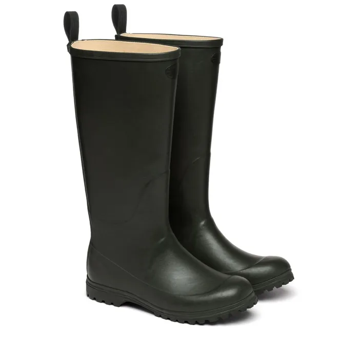 Women Rubber Boots Woman 799 RUBBER BOOTS High Cut GREEN SHERWOOD Superga Gumboots