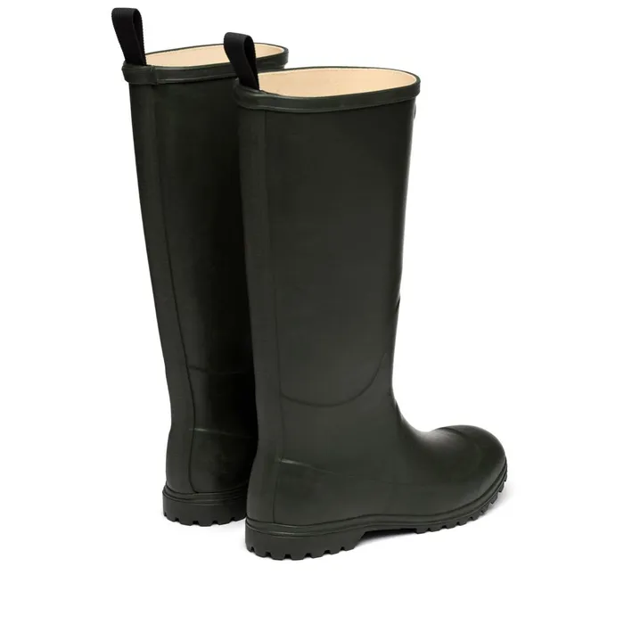 Women Rubber Boots Woman 799 RUBBER BOOTS High Cut GREEN SHERWOOD Superga Gumboots