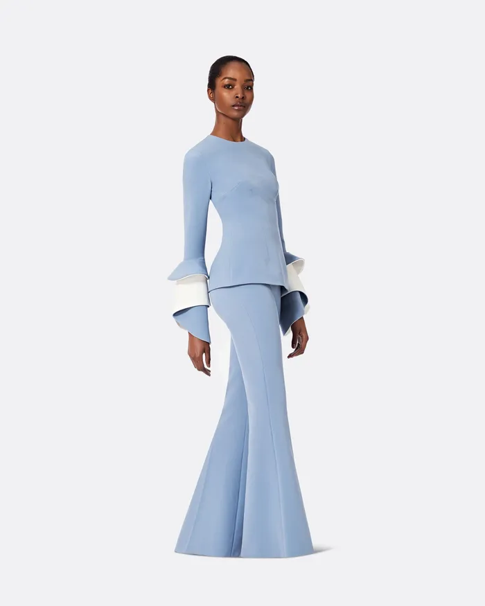 Women Safiyaa Halluana Blue Ash Trousers Blue Ash Trousers