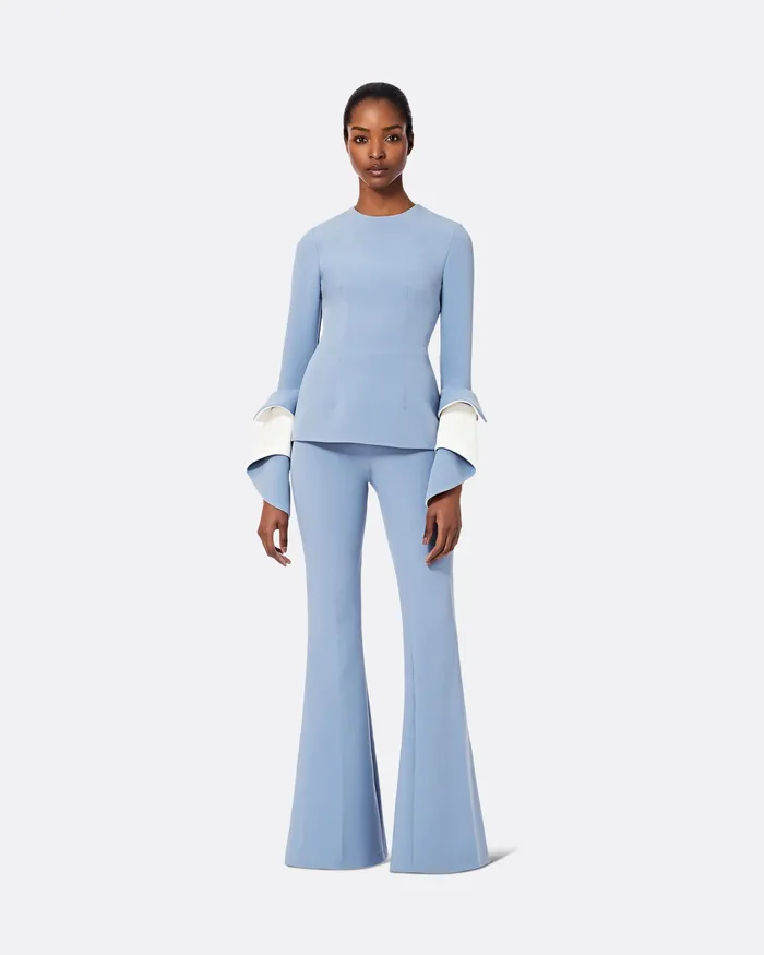 Women Safiyaa Halluana Blue Ash Trousers Blue Ash Trousers
