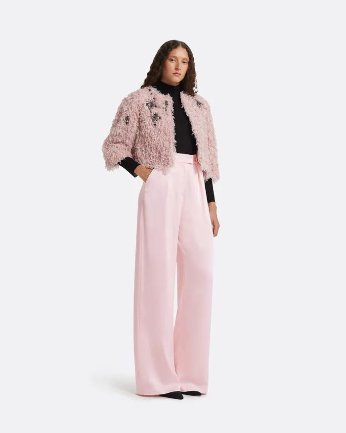 Women Safiyaa Ivy Boudoir Pink Jacket Boudoir Pink Jackets and Coats