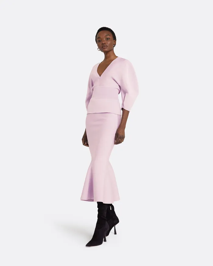 Women Safiyaa Kamali Lilac Snow Knit Top Lilac Snow Knitwear