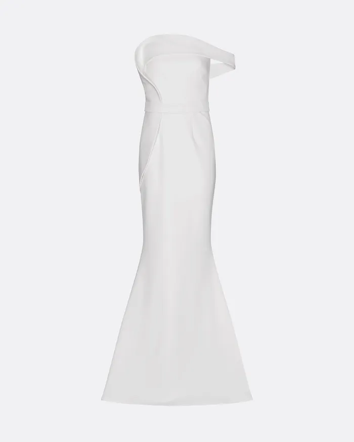 Women Safiyaa Reverie Ivory Long Dress Ivory Bridal