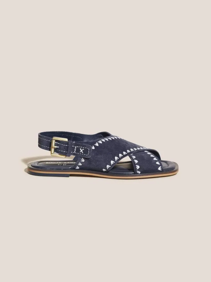 Women SANDALS White Stuff Craft Suede Sandal Dark Navy Women SANDALS White Stuff Craft Suede Sandal Dark Navy