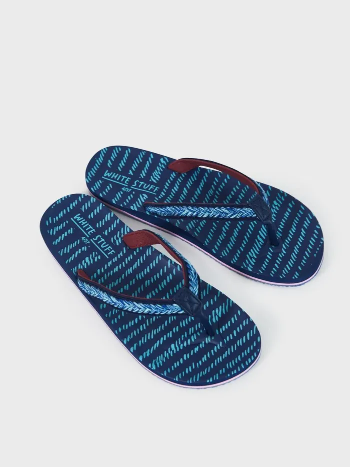 Women SANDALS White Stuff Eva Flip Flop Navy Multi Women SANDALS White Stuff Eva Flip Flop Navy Multi