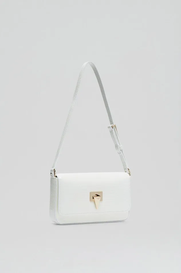 Women Scanlan Theodore Bags EMBOSSED SLIM BAG White