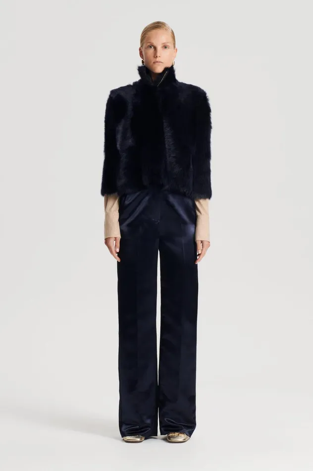 Women Scanlan Theodore Capes TOSCANA CAPE Navy