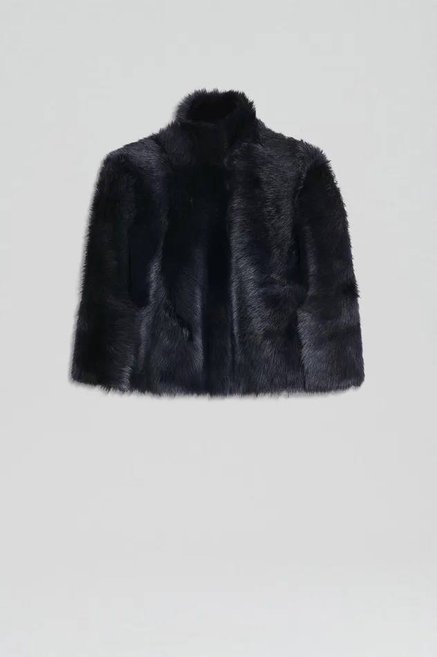 Women Scanlan Theodore Capes TOSCANA CAPE Navy Women Scanlan Theodore Capes TOSCANA CAPE Navy