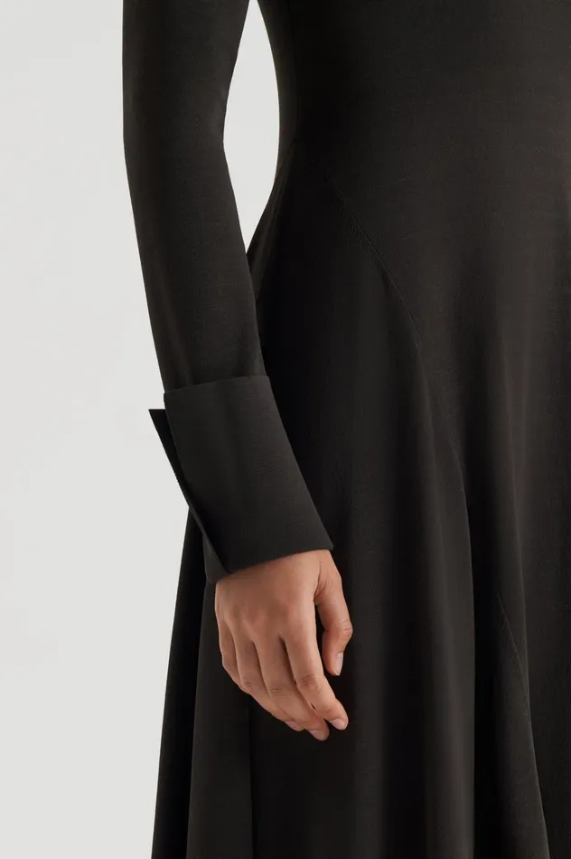 Women Scanlan Theodore Dresses DRAPE HEM DRESS Jungle Women Scanlan Theodore Dresses DRAPE HEM DRESS Jungle