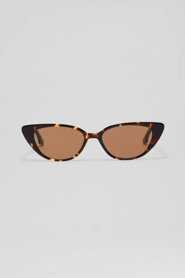 Women Scanlan Theodore Eyewear ST FELINE OVAL SUNGLASSES Tortshell Women Scanlan Theodore Eyewear ST FELINE OVAL SUNGLASSES Tortshell
