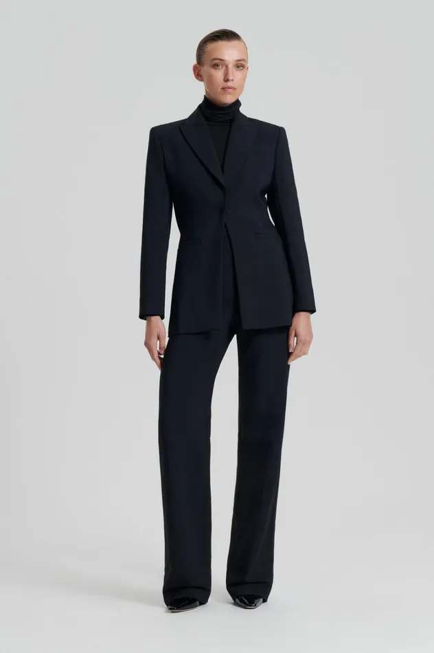 Women Scanlan Theodore Jackets TAILORED JACKET Black