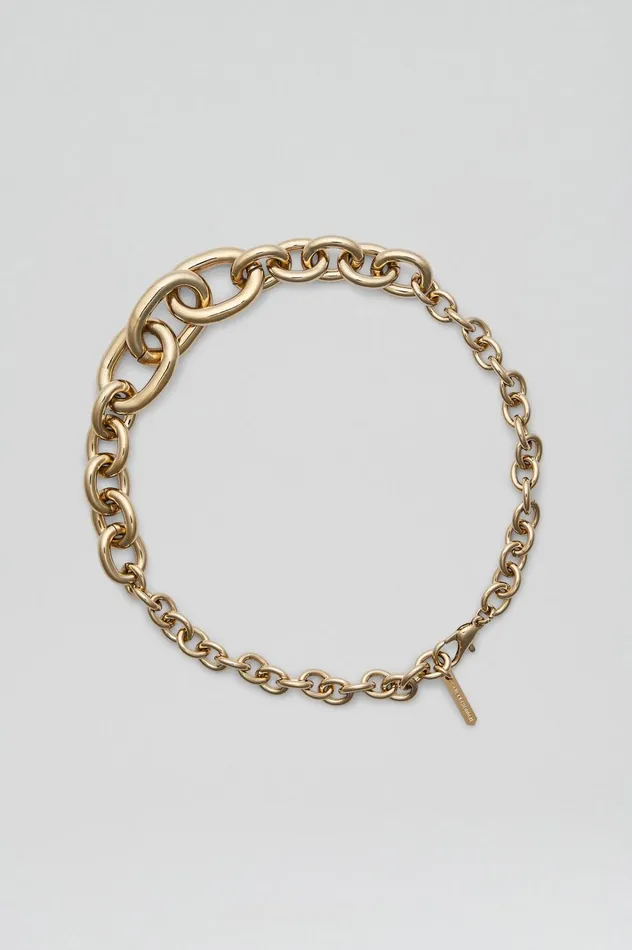 Women Scanlan Theodore Jewelry OVAL LINK CHAIN CHOKER Lightgold Women Scanlan Theodore Jewelry OVAL LINK CHAIN CHOKER Lightgold