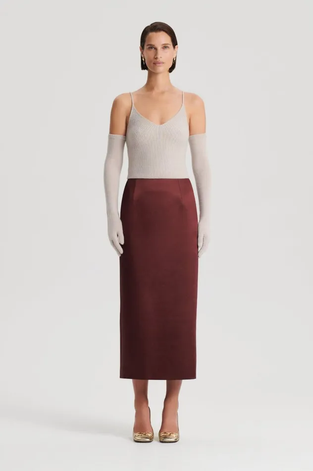 Women Scanlan Theodore Knitwear CASHMERE CAMISOLE Dove