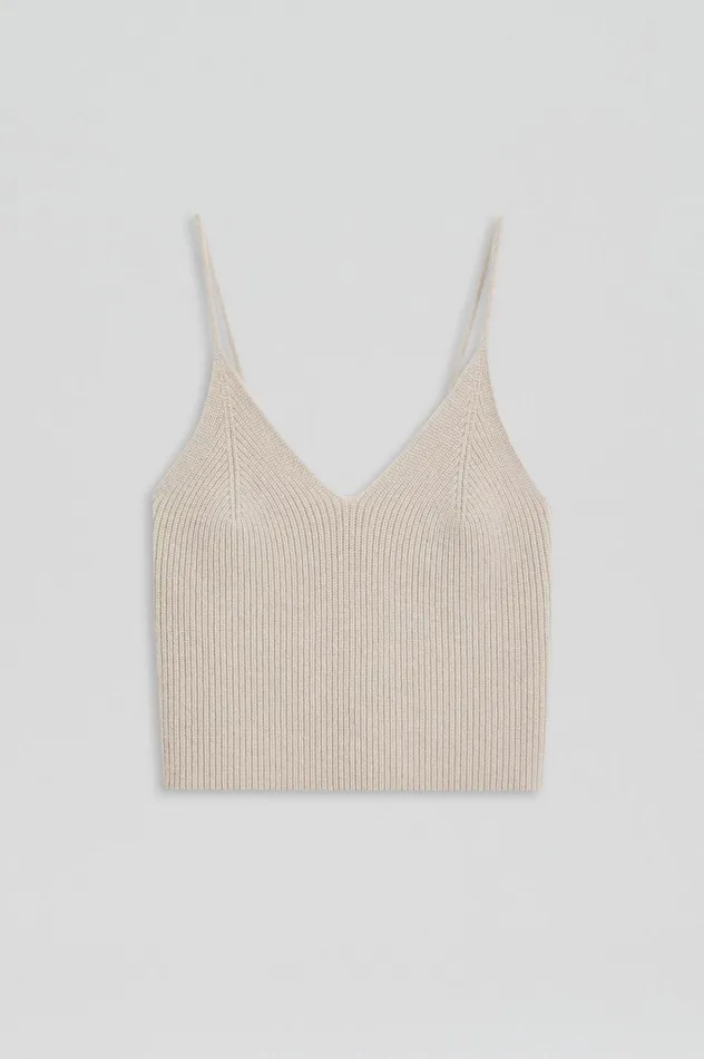 Women Scanlan Theodore Knitwear CASHMERE CAMISOLE Dove Women Scanlan Theodore Knitwear CASHMERE CAMISOLE Dove