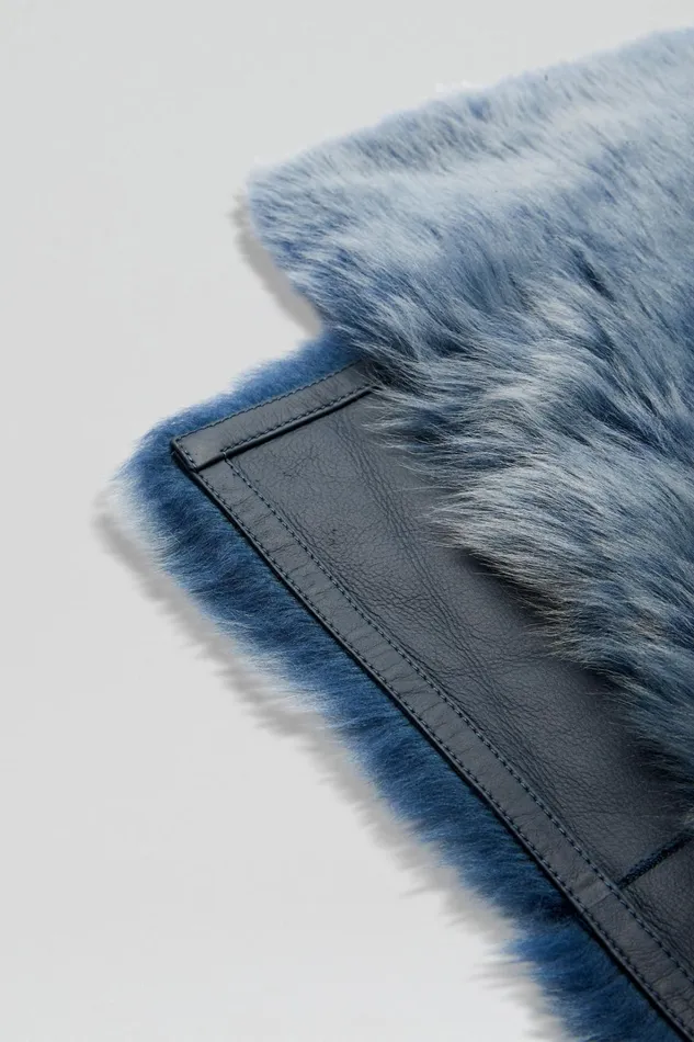 Women Scanlan Theodore Scarves TOSCANA SCARF Denim Women Scanlan Theodore Scarves TOSCANA SCARF Denim