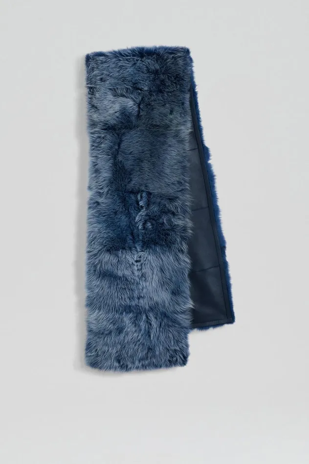 Women Scanlan Theodore Scarves TOSCANA SCARF Denim Women Scanlan Theodore Scarves TOSCANA SCARF Denim