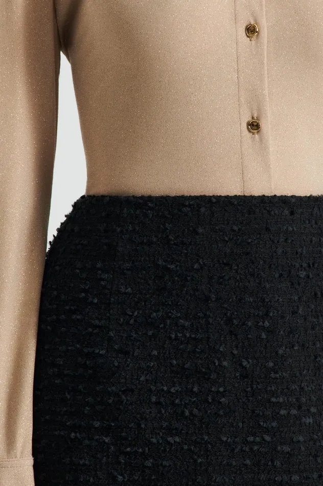 Women Scanlan Theodore Skirts BOUCLE MINI Black Women Scanlan Theodore Skirts BOUCLE MINI Black