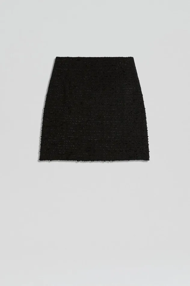 Women Scanlan Theodore Skirts BOUCLE MINI Black Women Scanlan Theodore Skirts BOUCLE MINI Black