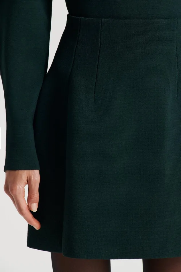 Women Scanlan Theodore Skirts CREPE KNIT PEPLUM SKIRT Darkgreen Women Scanlan Theodore Skirts CREPE KNIT PEPLUM SKIRT Darkgreen