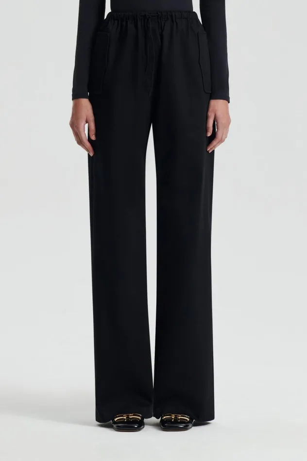 Women Scanlan Theodore Trousers POCKET CARGO Black Women Scanlan Theodore Trousers POCKET CARGO Black