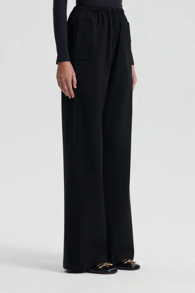 Women Scanlan Theodore Trousers POCKET CARGO Black Women Scanlan Theodore Trousers POCKET CARGO Black