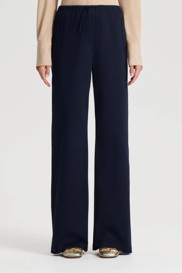 Women Scanlan Theodore Trousers POCKET CARGO Navy Women Scanlan Theodore Trousers POCKET CARGO Navy