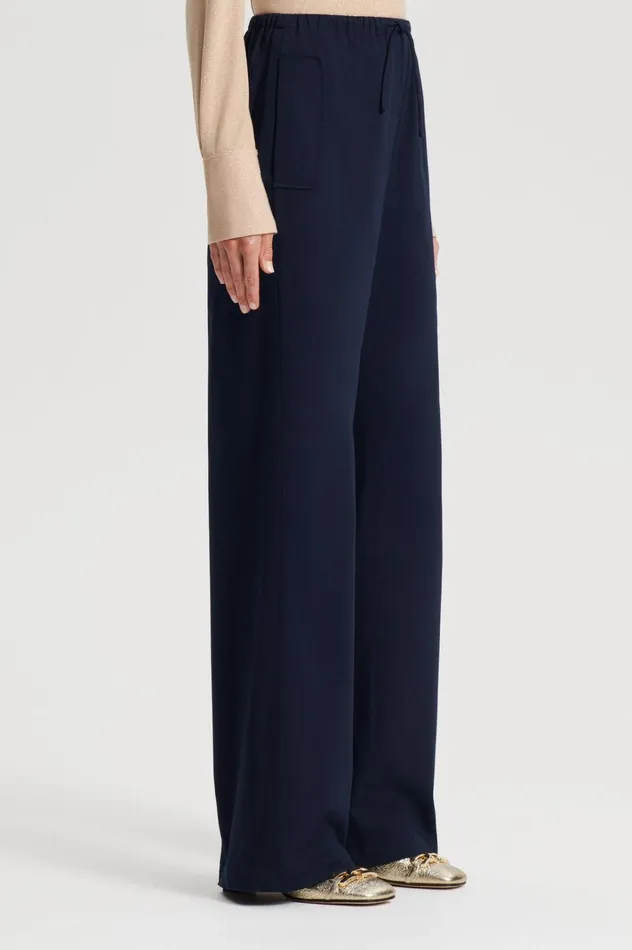 Women Scanlan Theodore Trousers POCKET CARGO Navy Women Scanlan Theodore Trousers POCKET CARGO Navy