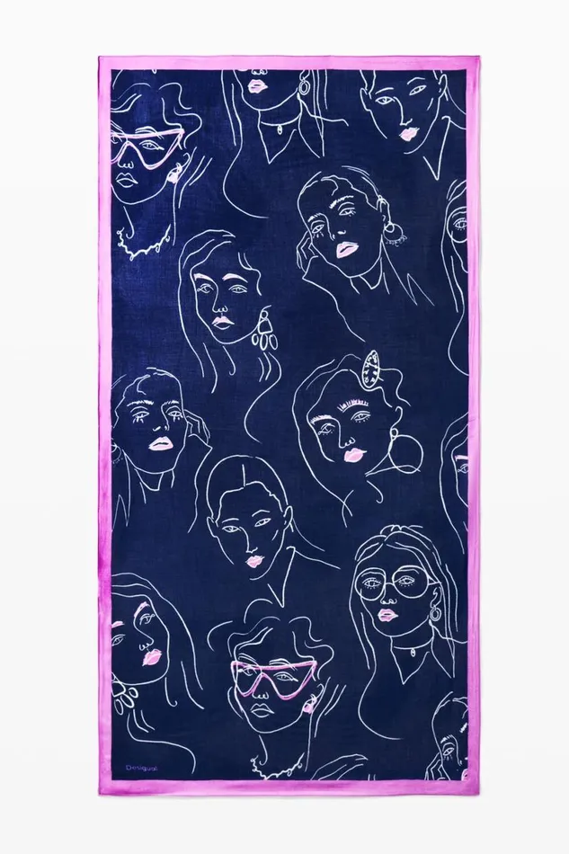 Women Scarves And Scarf Desigual Face Scarf