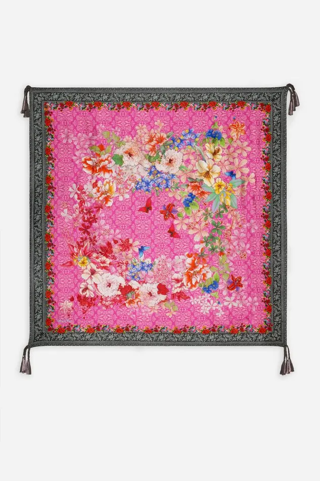 Women Scarves Johnny Was FRAME SCARF Frame