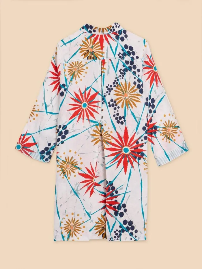 Women SHIRTS and BLOUSES White Stuff Blaire Linen Tunic Ivory Print Women SHIRTS and BLOUSES White Stuff Blaire Linen Tunic Ivory Print