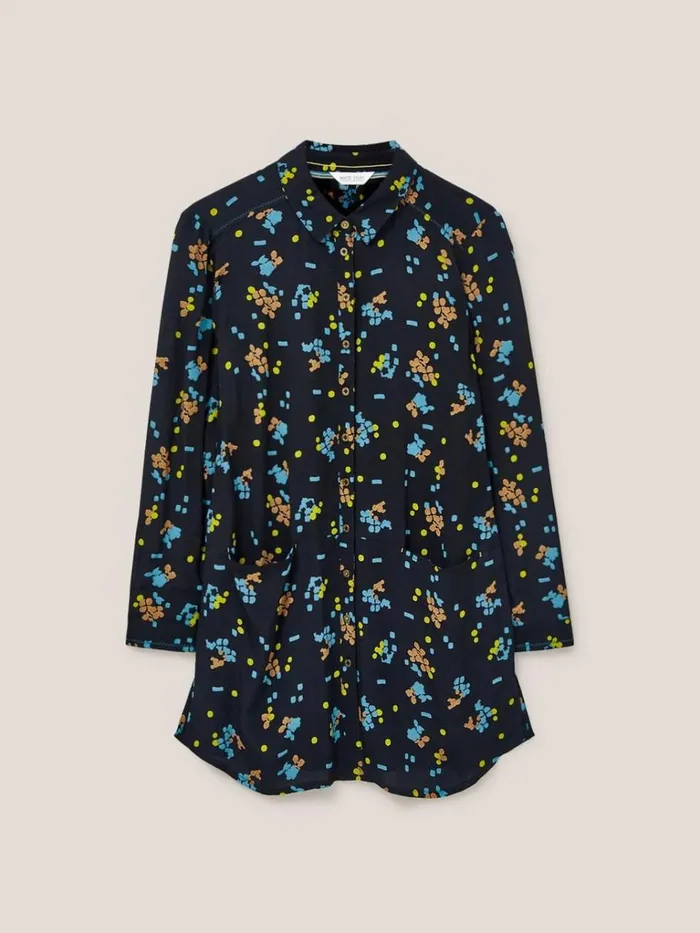 Women SHIRTS and BLOUSES White Stuff Danika Tunic Black Multi Women SHIRTS and BLOUSES White Stuff Danika Tunic Black Multi