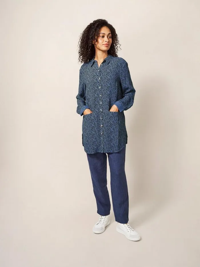 Women SHIRTS and BLOUSES White Stuff Dannika Tunic Blue Multi