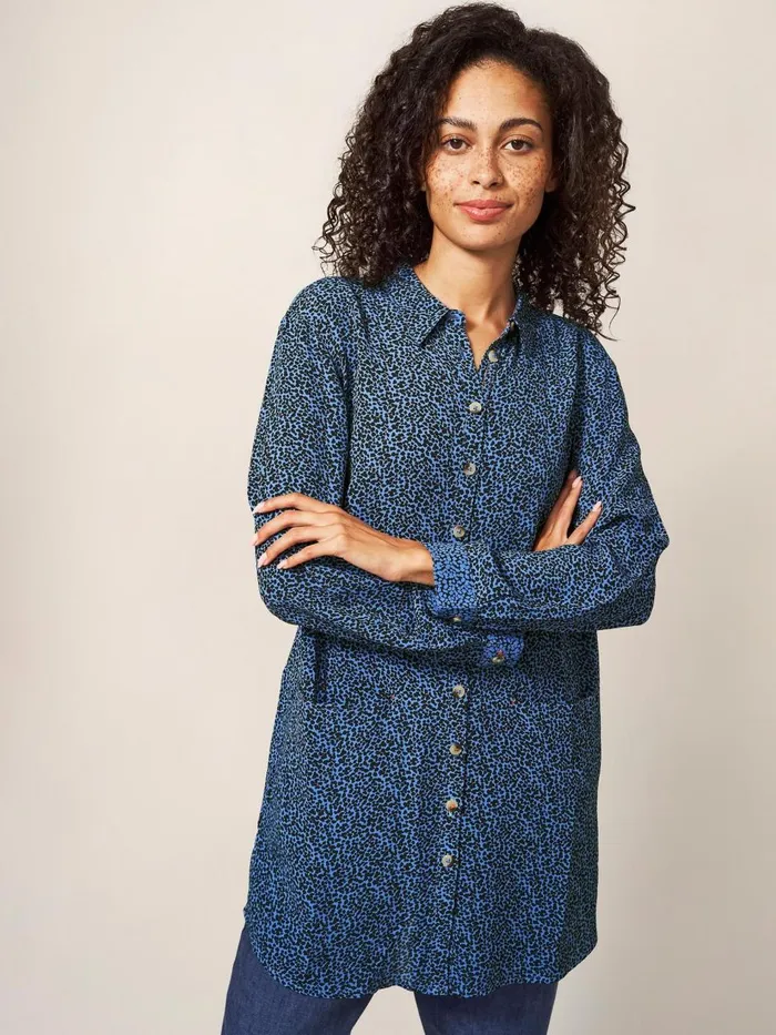 Women SHIRTS and BLOUSES White Stuff Dannika Tunic Blue Multi Women SHIRTS and BLOUSES White Stuff Dannika Tunic Blue Multi