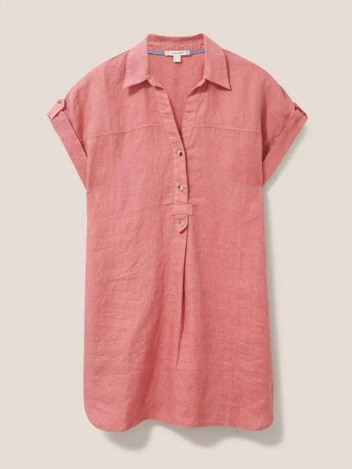 Women SHIRTS and BLOUSES White Stuff Elsie Linen Tunic Mid Plum Women SHIRTS and BLOUSES White Stuff Elsie Linen Tunic Mid Plum