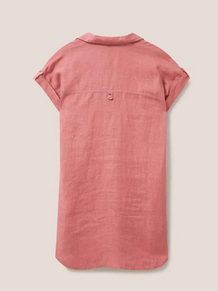 Women SHIRTS and BLOUSES White Stuff Elsie Linen Tunic Mid Plum Women SHIRTS and BLOUSES White Stuff Elsie Linen Tunic Mid Plum