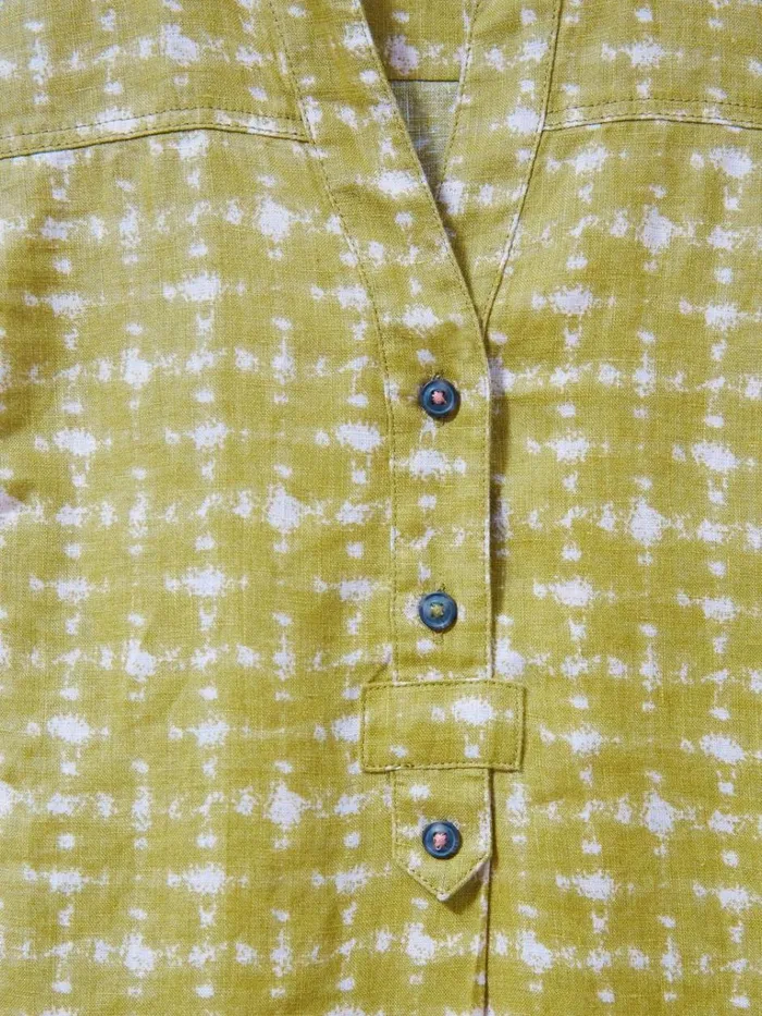 Women SHIRTS and BLOUSES White Stuff Elsie Sleeveless Linen Tunic Green Multi Women SHIRTS and BLOUSES White Stuff Elsie Sleeveless Linen Tunic Green Multi