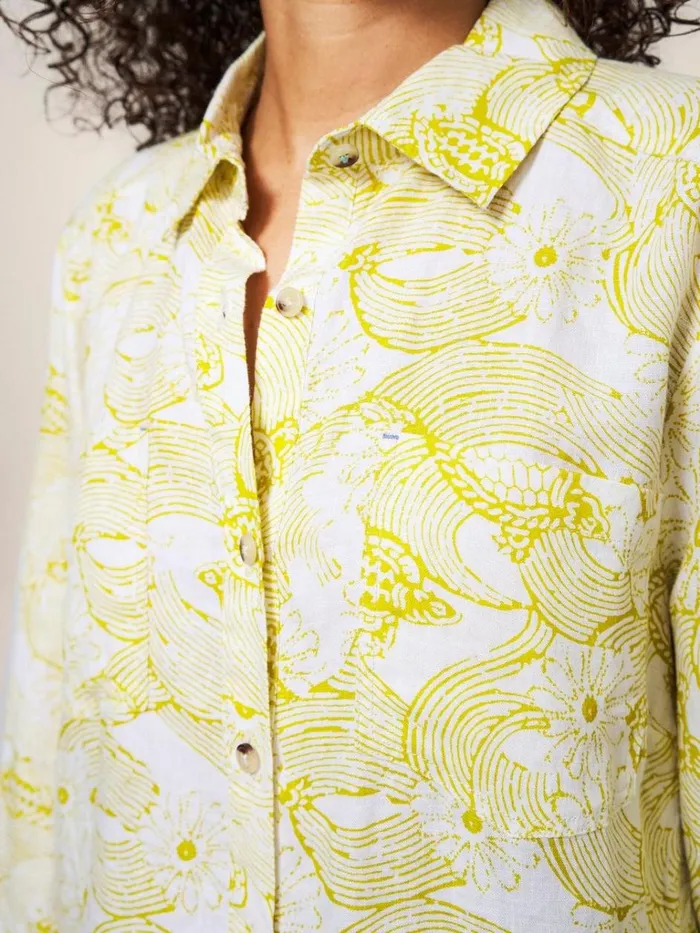 Women SHIRTS and BLOUSES White Stuff Layla Linen Shirt White Multi Women SHIRTS and BLOUSES White Stuff Layla Linen Shirt White Multi