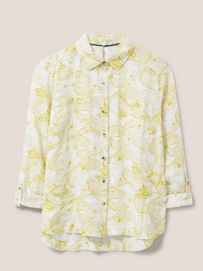 Women SHIRTS and BLOUSES White Stuff Layla Linen Shirt White Multi Women SHIRTS and BLOUSES White Stuff Layla Linen Shirt White Multi