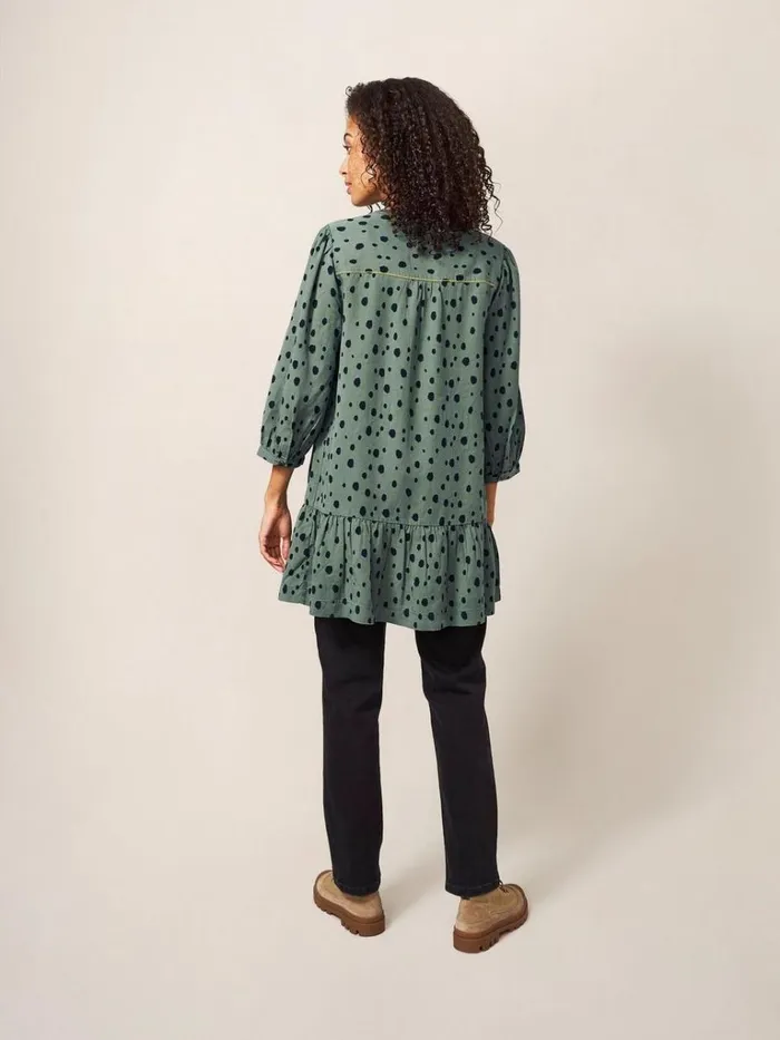 Women SHIRTS and BLOUSES White Stuff Maisie Tunic Green Multi Women SHIRTS and BLOUSES White Stuff Maisie Tunic Green Multi