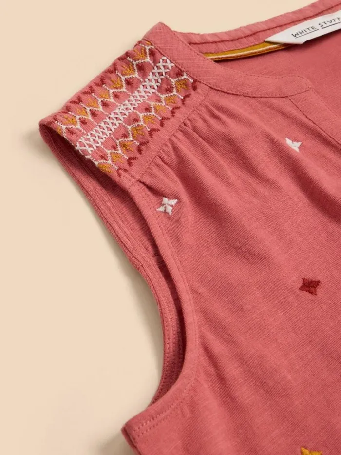 Women SHIRTS and BLOUSES White Stuff TULIP JERSEY SLEEVELESS SHIRT Pink Multi Women SHIRTS and BLOUSES White Stuff TULIP JERSEY SLEEVELESS SHIRT Pink Multi