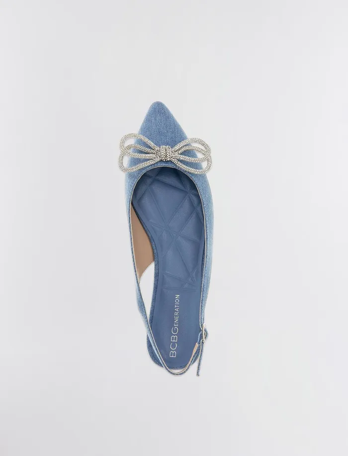 Women Shoes BCBG Denim Kristin Flat Denim