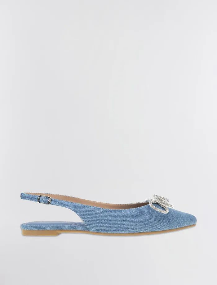 Women Shoes BCBG Denim Kristin Flat Denim