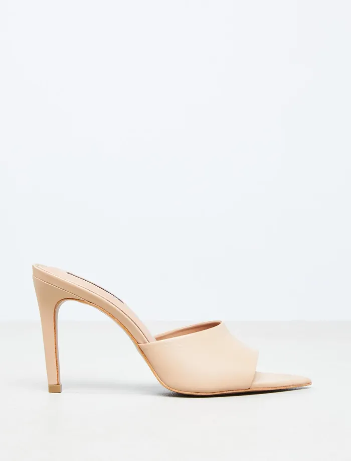 Women Shoes BCBG Nude Dana Slide Heel Nude Women Shoes BCBG Nude Dana Slide Heel Nude