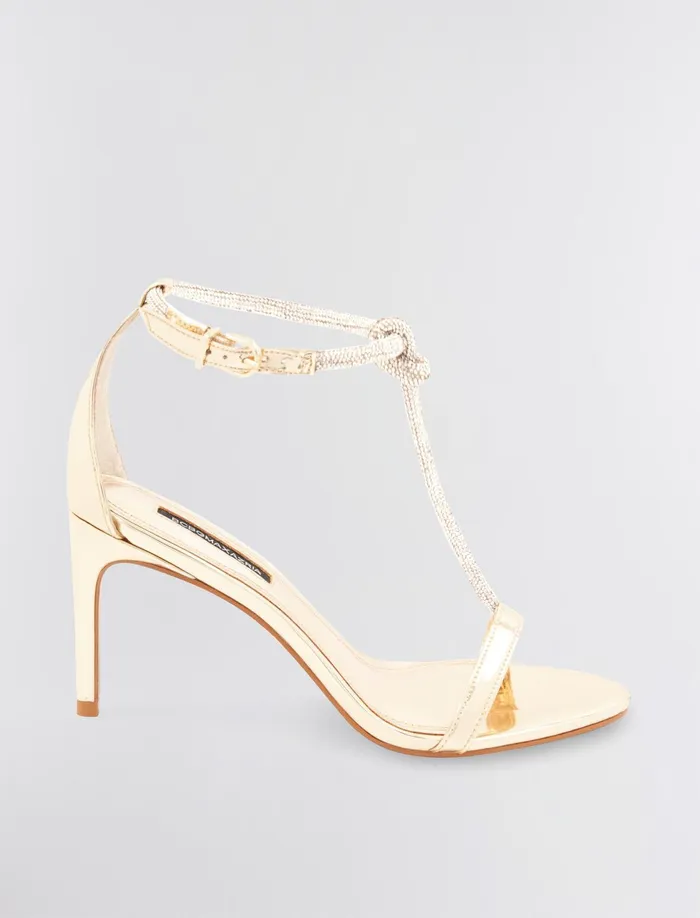 Women Shoes BCBG Trinnia Sandal Heel Platinum