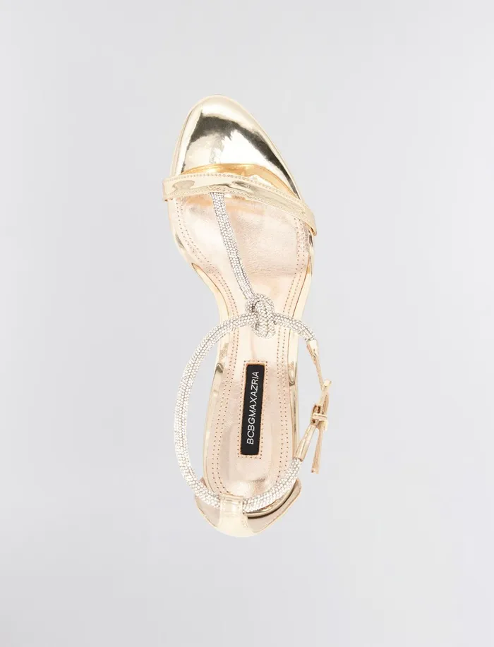 Women Shoes BCBG Trinnia Sandal Heel Platinum