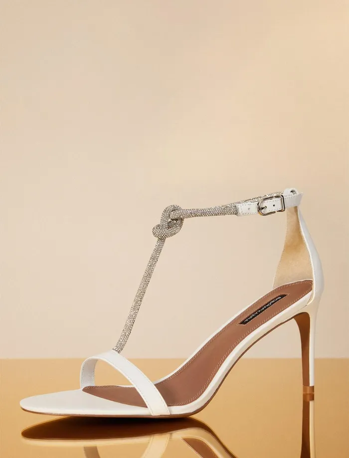 Women Shoes BCBG Trinnia Sandal Heel White