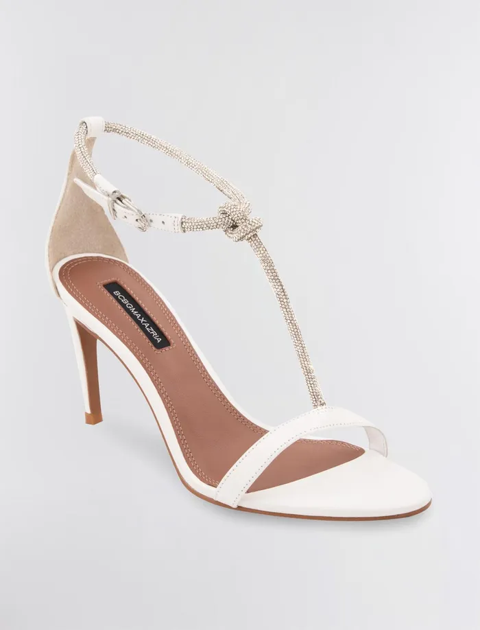 Women Shoes BCBG Trinnia Sandal Heel White