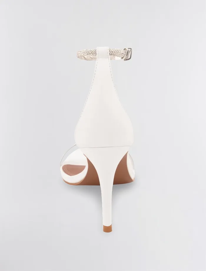 Women Shoes BCBG Trinnia Sandal Heel White