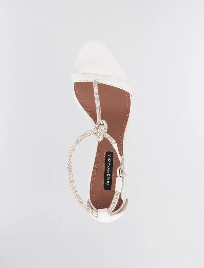Women Shoes BCBG Trinnia Sandal Heel White