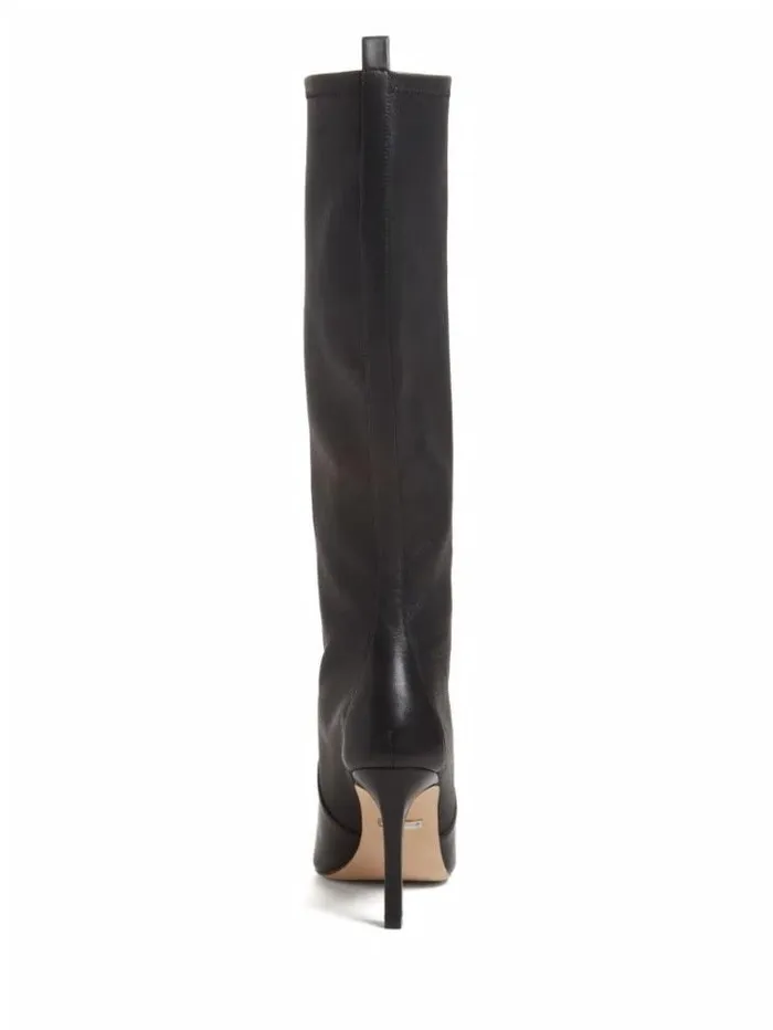 Women Shoes Marciano Campbell Tall Boots Black Snakeskin Women Shoes Marciano Campbell Tall Boots Black Snakeskin